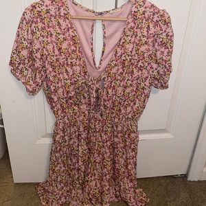 Floral romper size medium